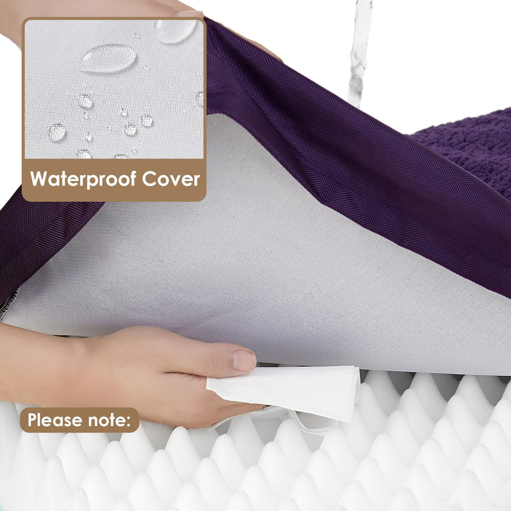 EHEYCIGA orthopedic XL bed non-slip bottom keeps bed stable
