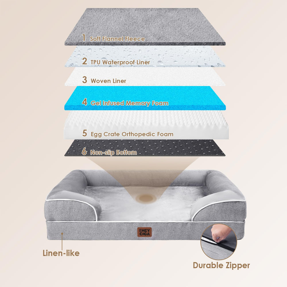EHEYCIGA non-slip bottom keeps the bed steady during naps