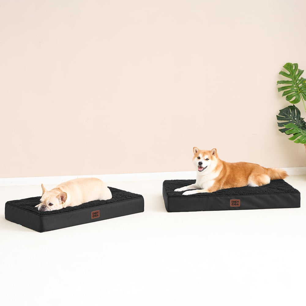 Bed rebound after unboxing demonstrates quick return to shape