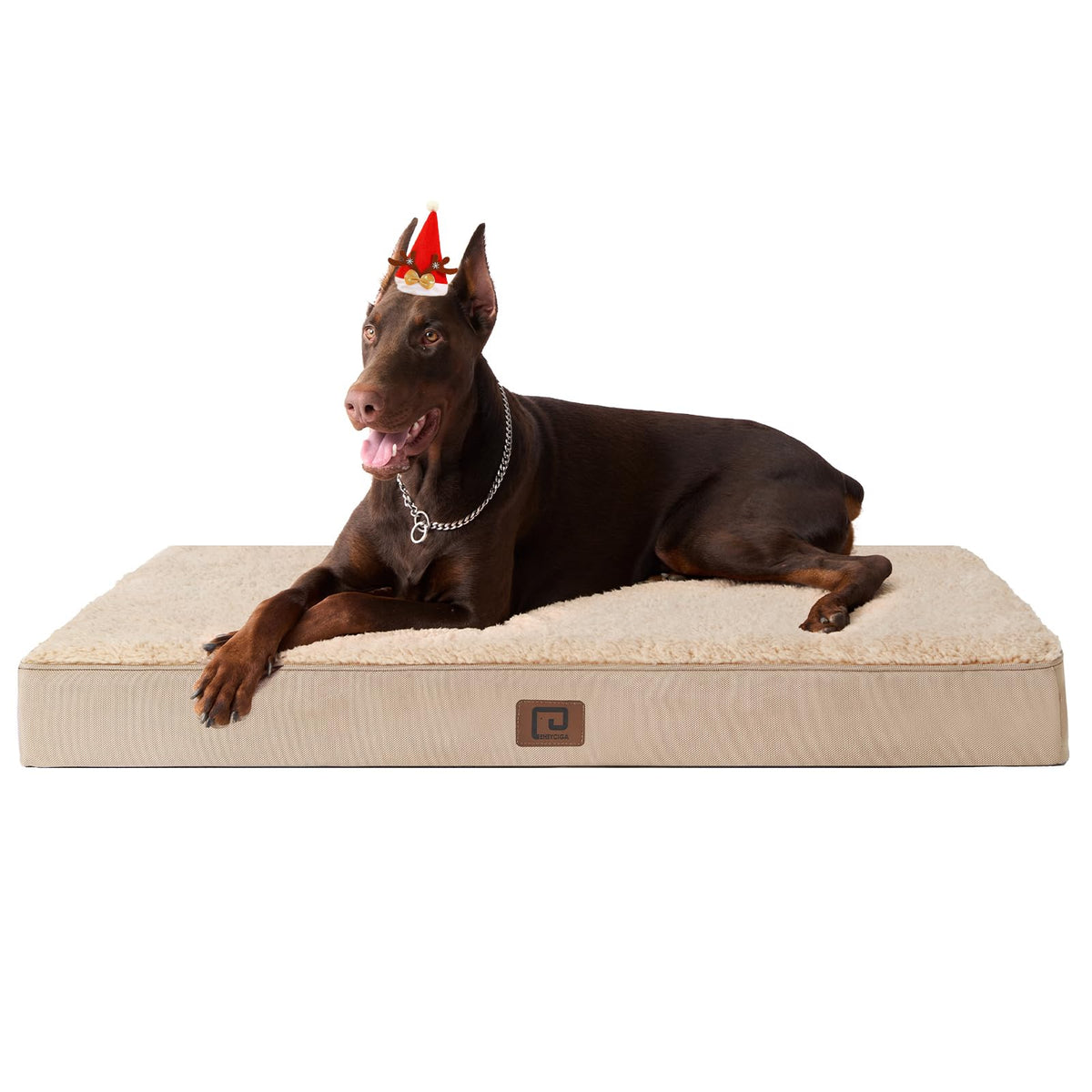 EHEYCIGA orthopedic XXL bed with dense foam for joint support