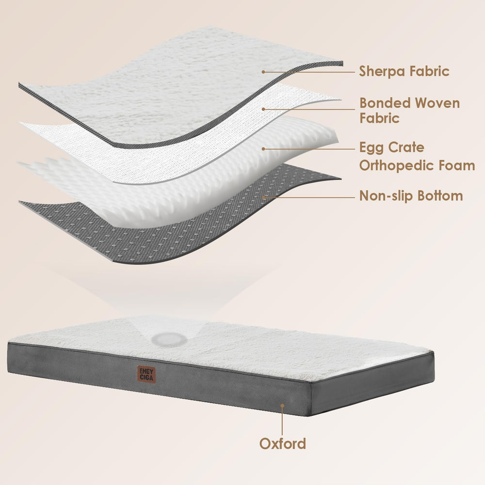 EHEYCIGA plush sherpa top creates cozy, cuddle-worthy surface.