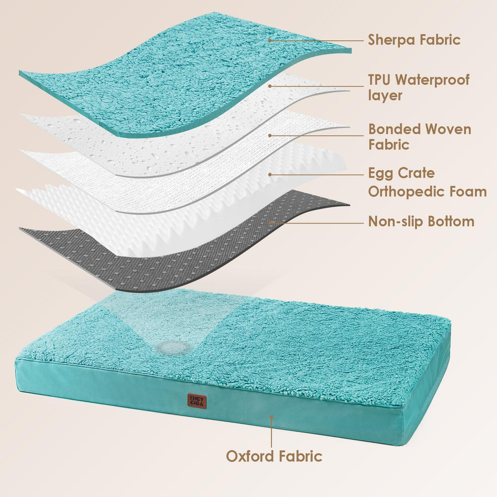EHEYCIGA plush sherpa top delivers cozy lounging surface.