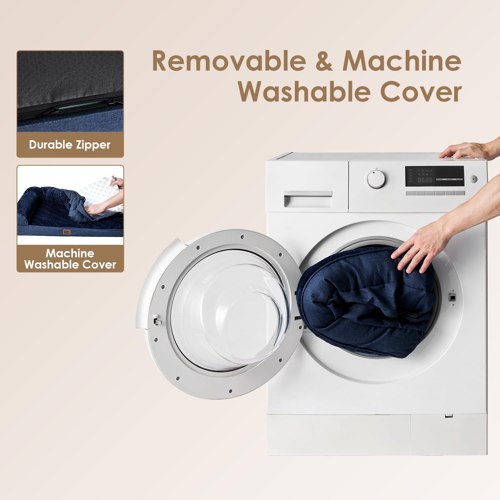 EHEYCIGA removable washable cover for easy cleaning