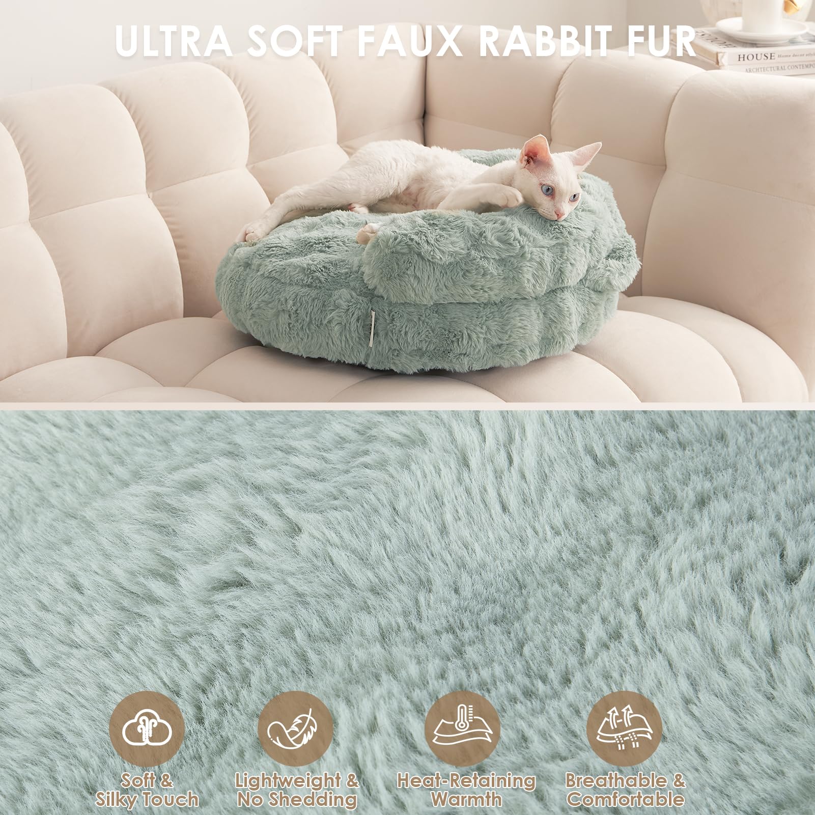 EHEYCIGA removable machine-washable cover for easy cleaning.