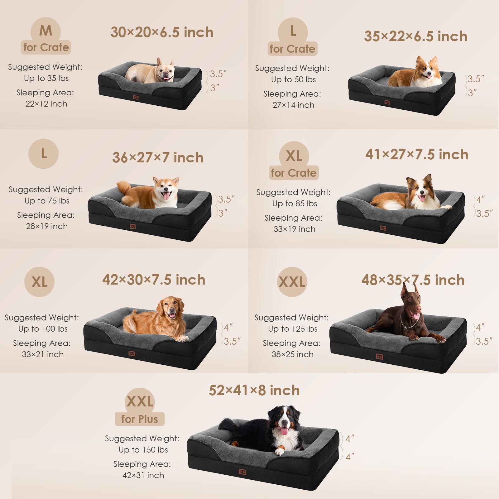 EHEYCIGA removable washable cover simplifies quick cleanups.