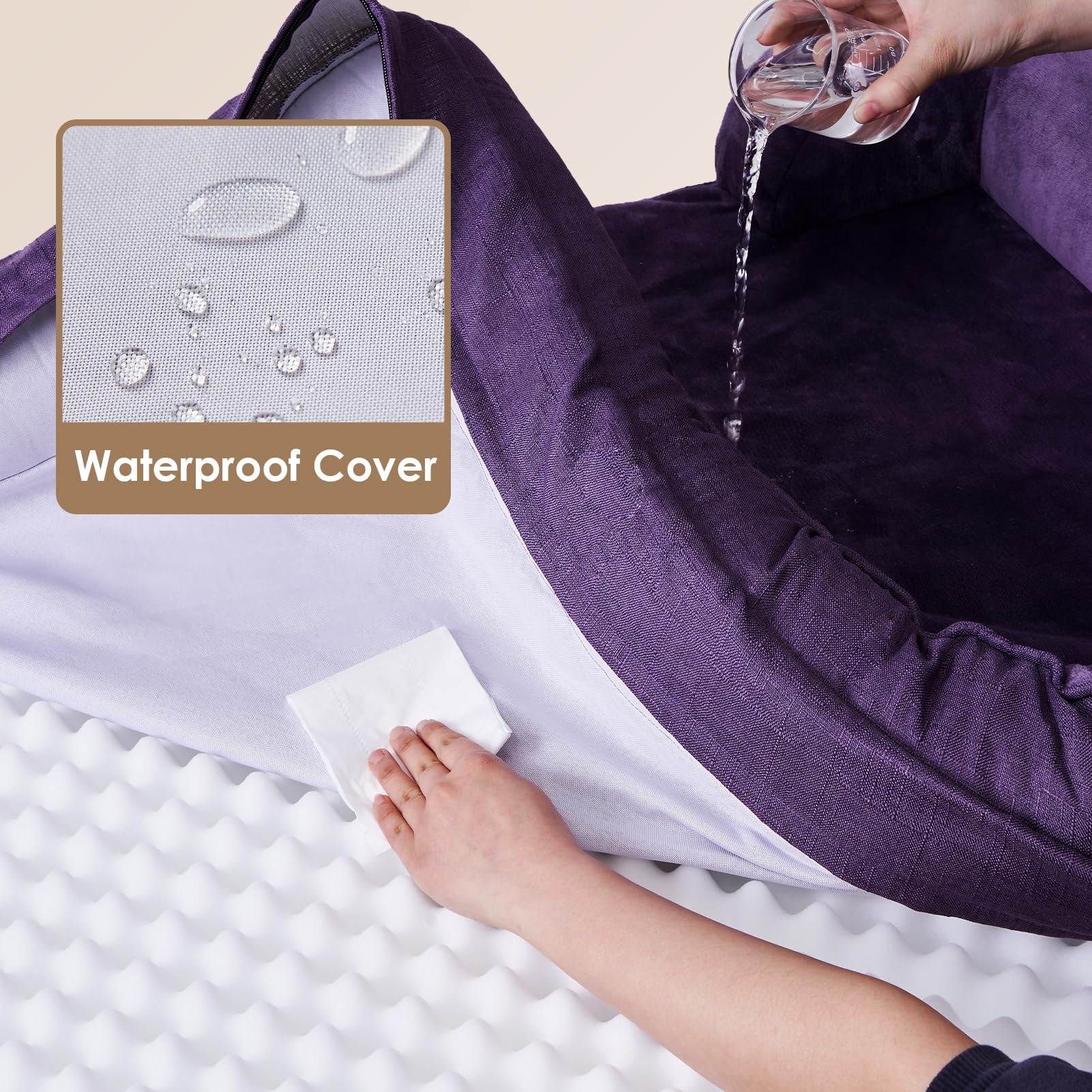 EHEYCIGA removable washable cover shows easy cleaning and maintenance