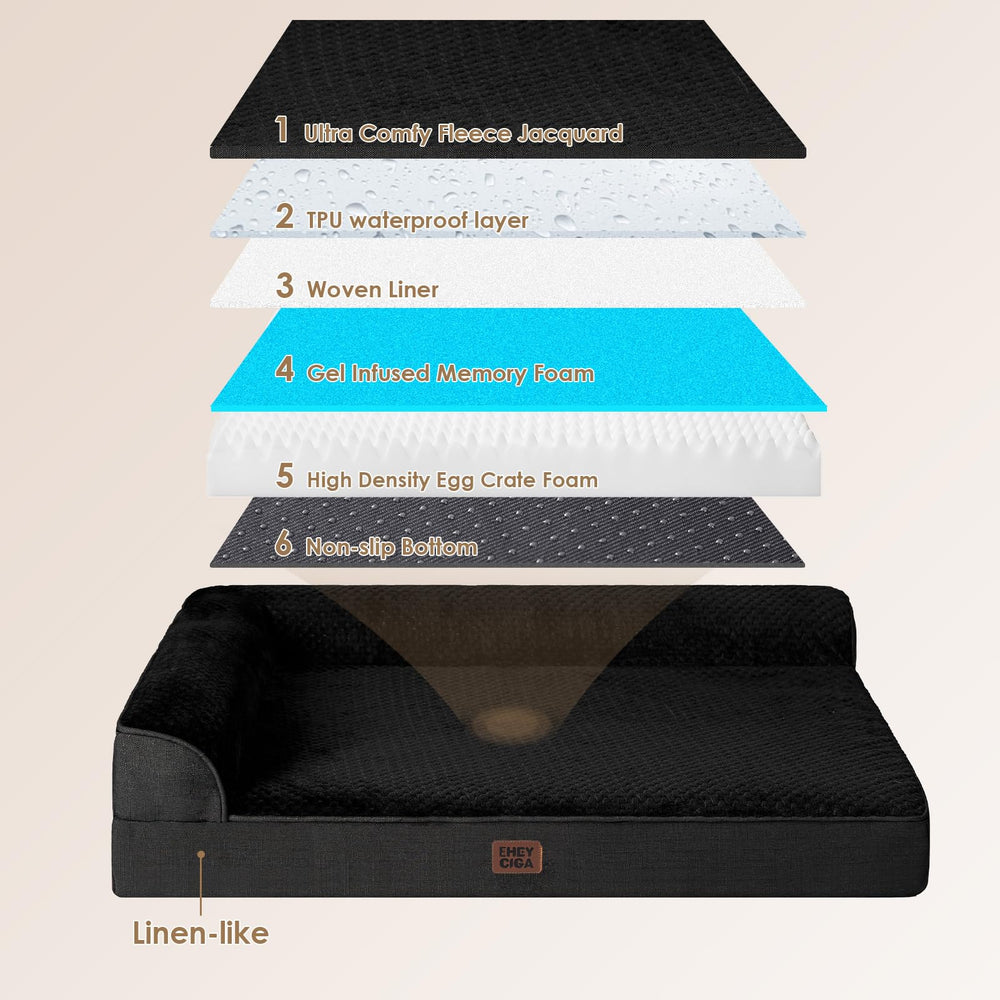 EHEYCIGA soft flannel sleeping surface for cozy lounging