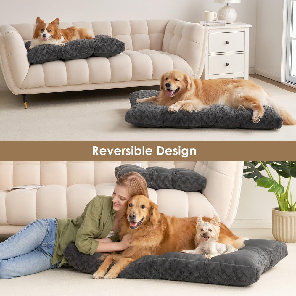 EHEYCIGA Washable Dog Crate Bed machine-wash care instructions and ease