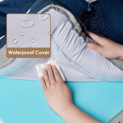 EHEYCIGA waterproof cover closeup keeps the sleeping surface dry.