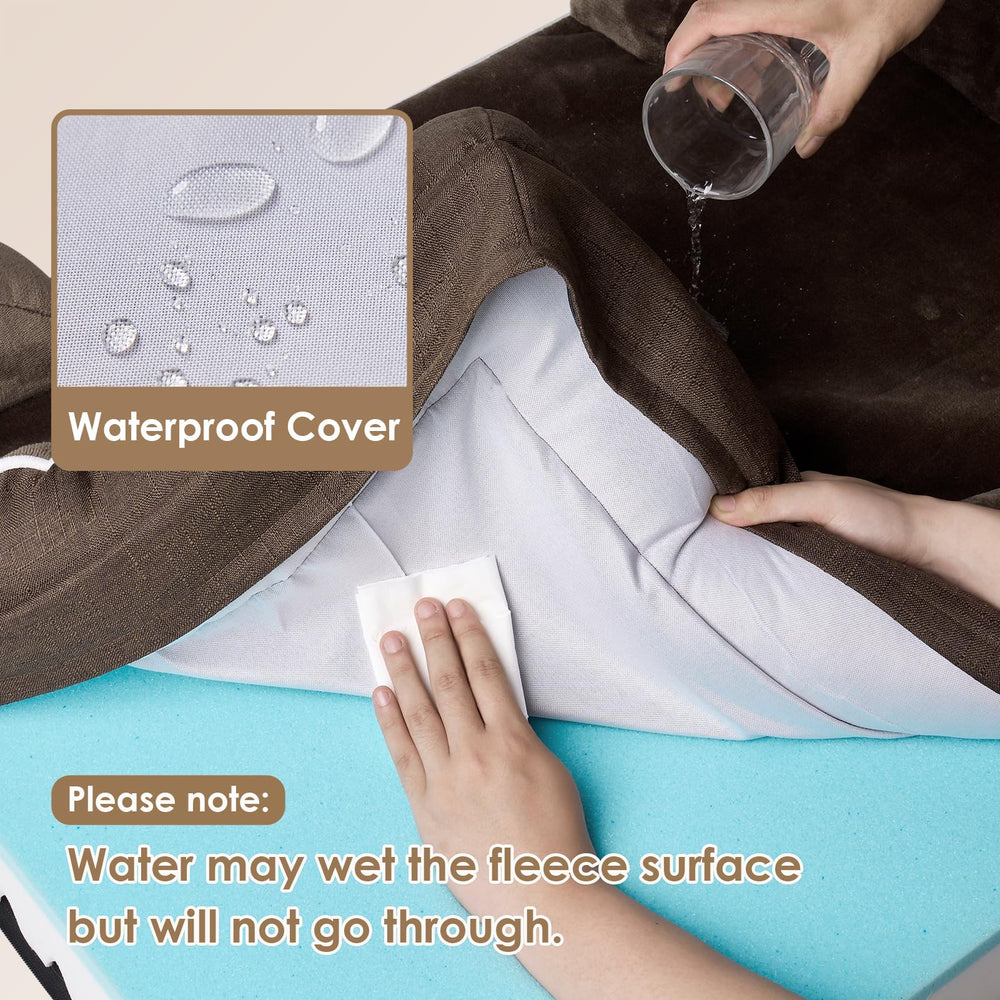 EHEYCIGA waterproof cover layer keeps surface dry between cleans.