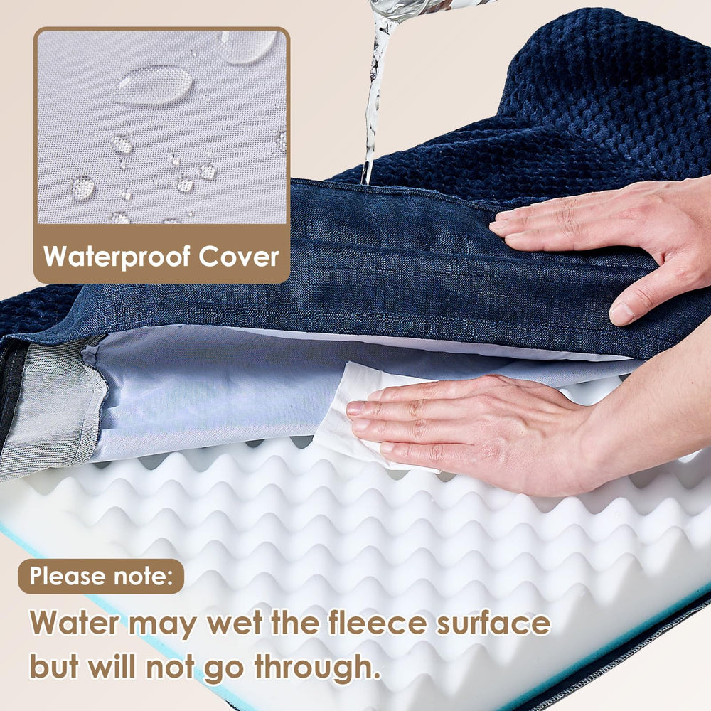 EHEYCIGA waterproof film detail emphasizes protected interior and longer-lasting durability.