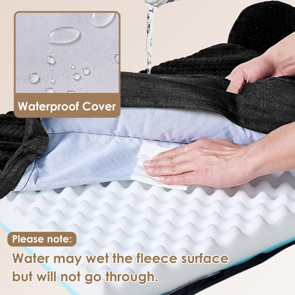 EHEYCIGA waterproof film layer detail protects bed from moisture