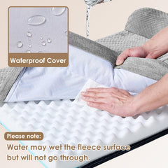 EHEYCIGA dog bed waterproof film layer protects foam for durability