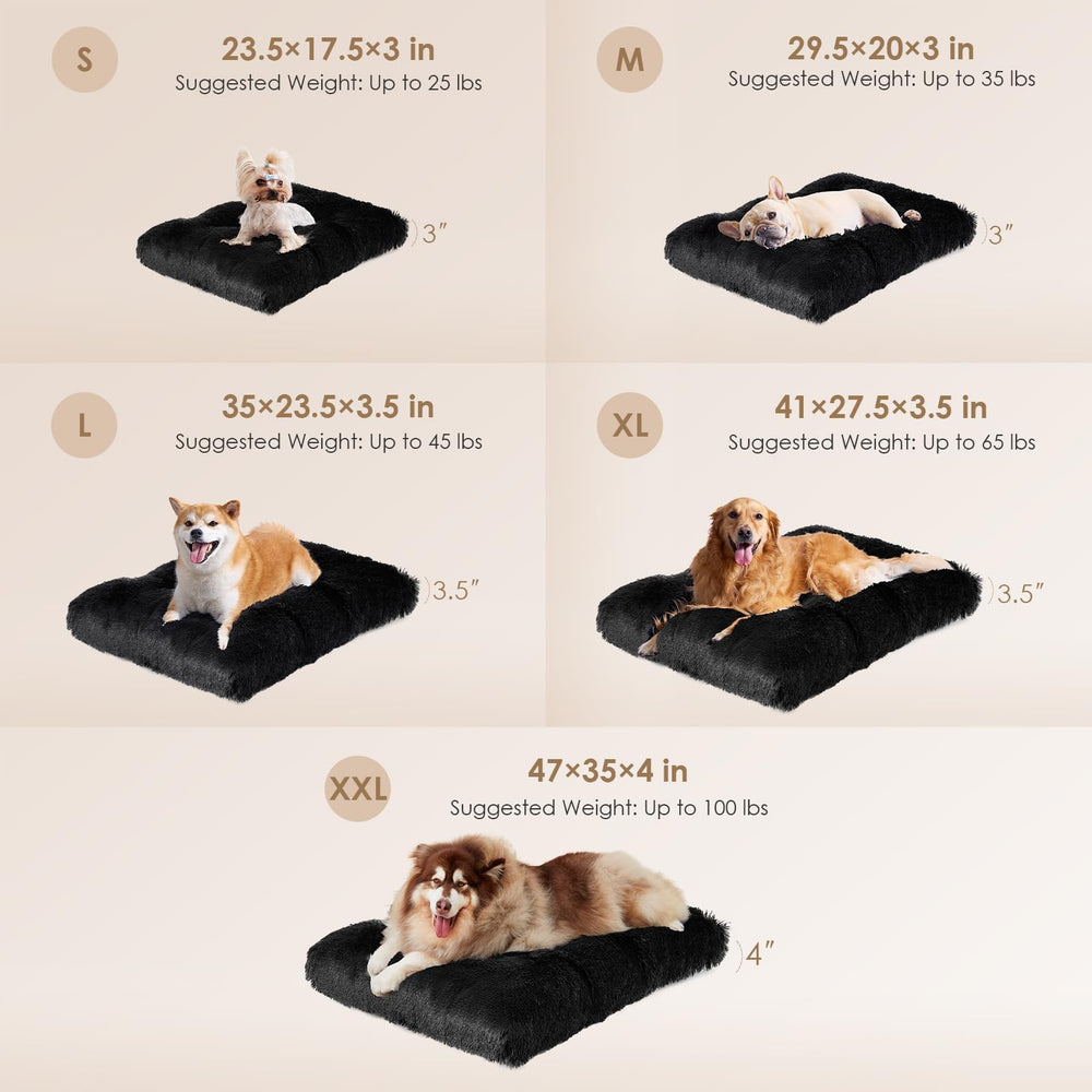 EHEYCIGA XL dog bed non-slip bottom to prevent sliding during naps