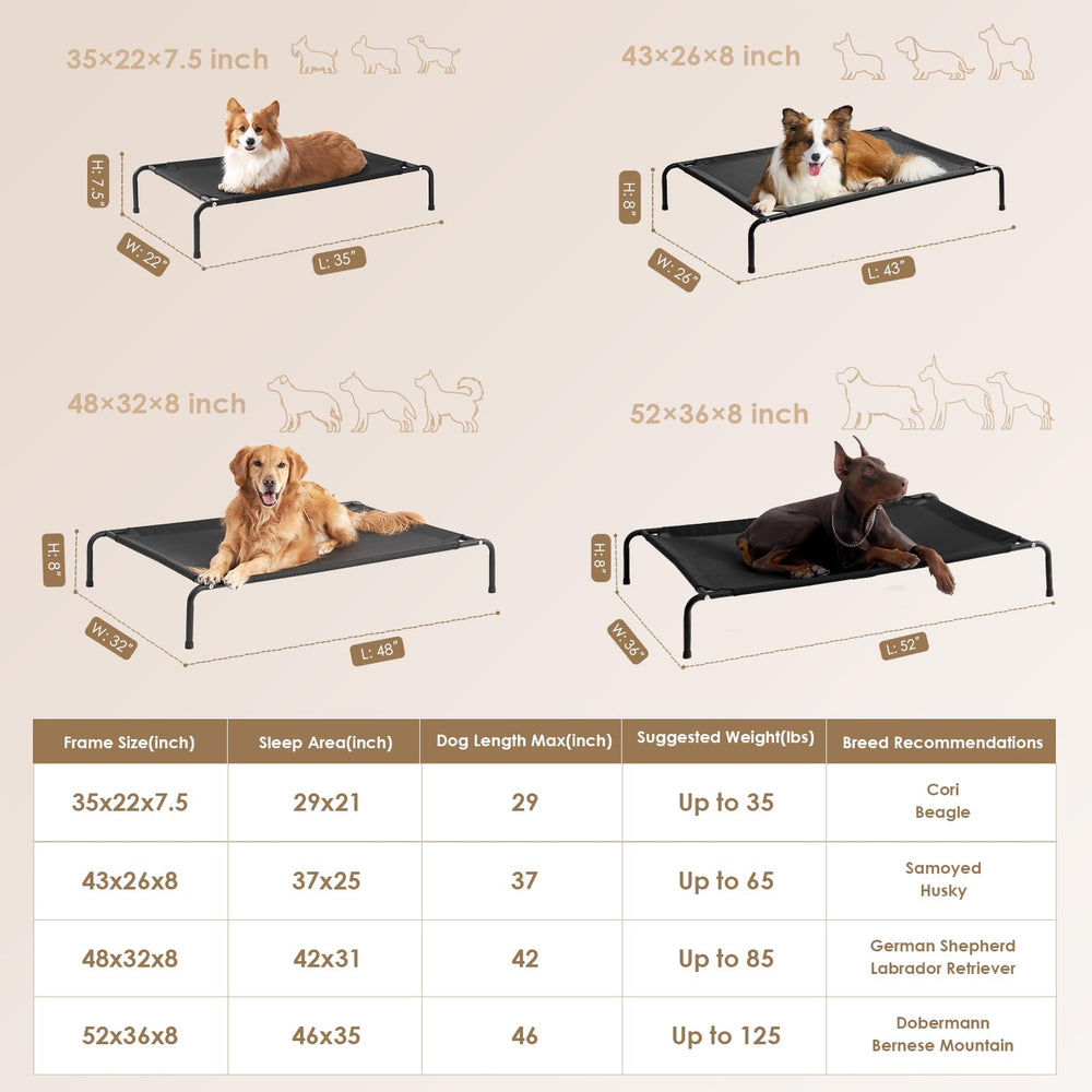 EHEYCIGA XXL anti-slip feet keep cot bed steady on surfaces