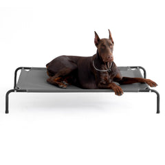 EHEYCIGA XXL elevated dog cot bed frame showing spacious surface for large breeds