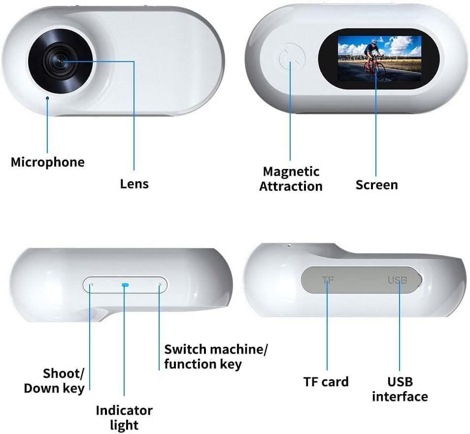 ehomful cat collar camera anti-shake helps steadier clips