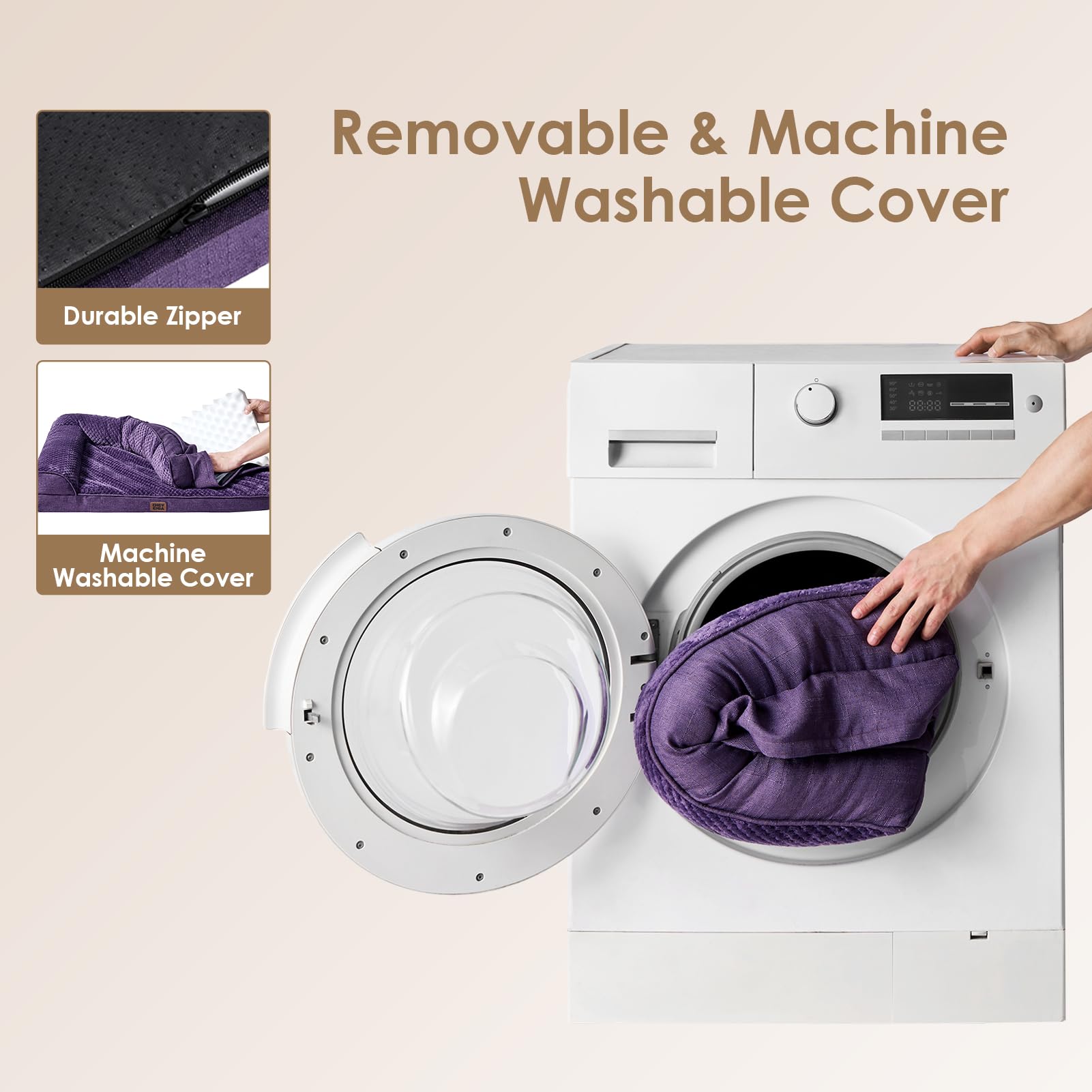 EHEYCIGA removable washable cover makes cleaning quick