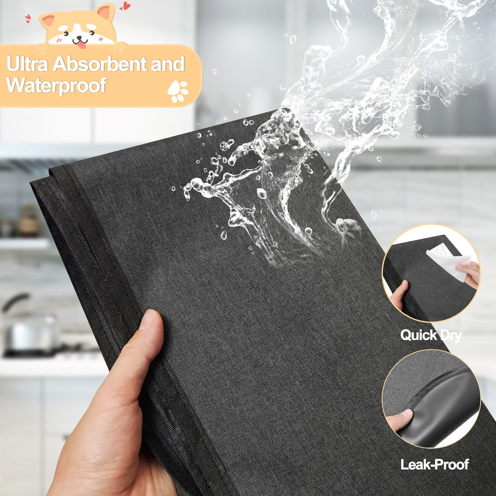 Ehzyaz dog crate mat liner features tear-resistant edges for durable travel and home use.