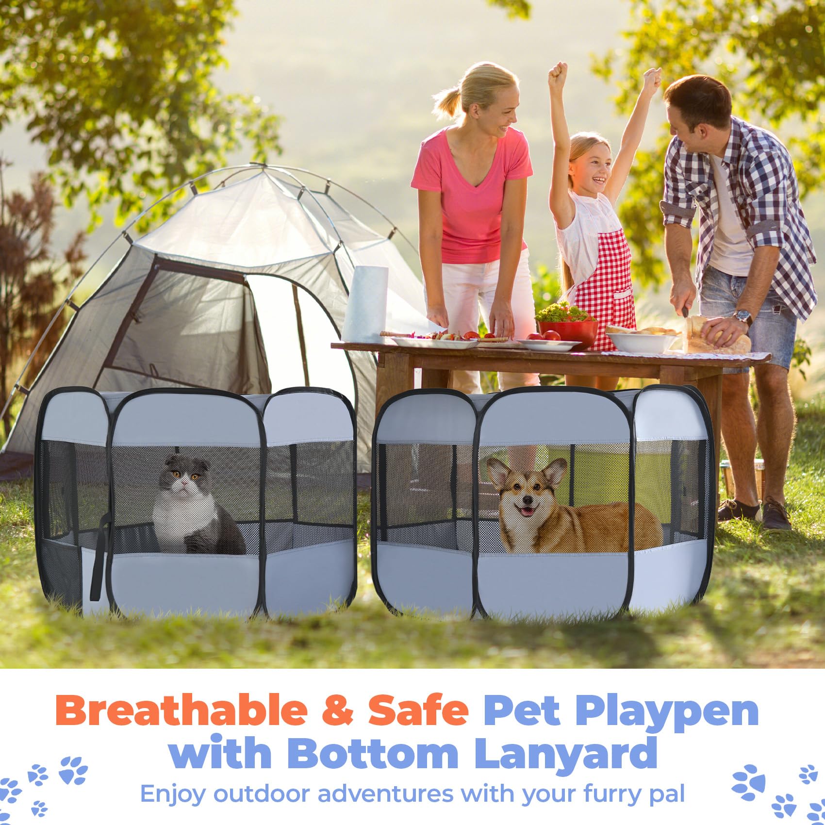 EighteenTek bonus accessories simplify storage and travel.
