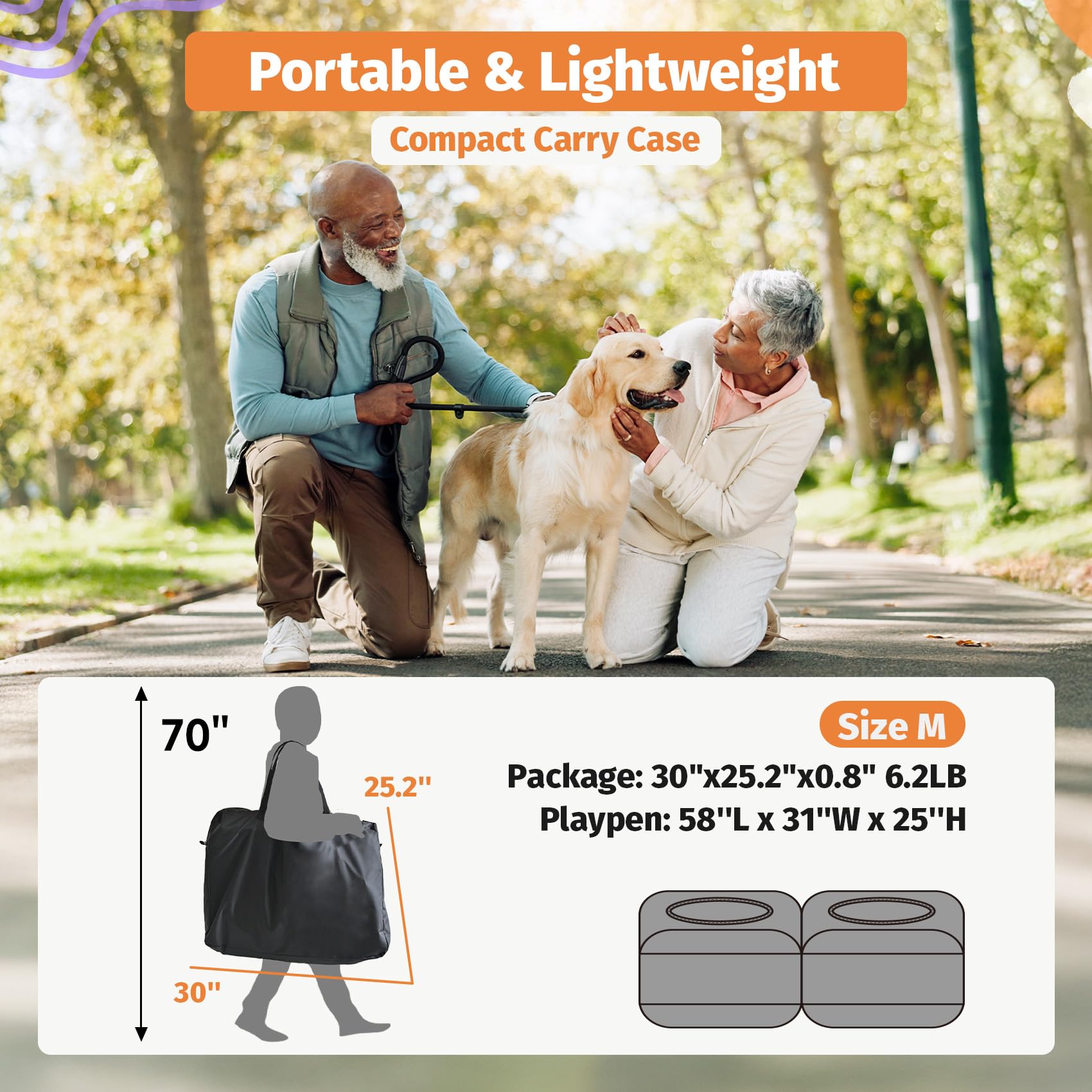 EighteenTek fold-flat storage for compact travel and easy packing.