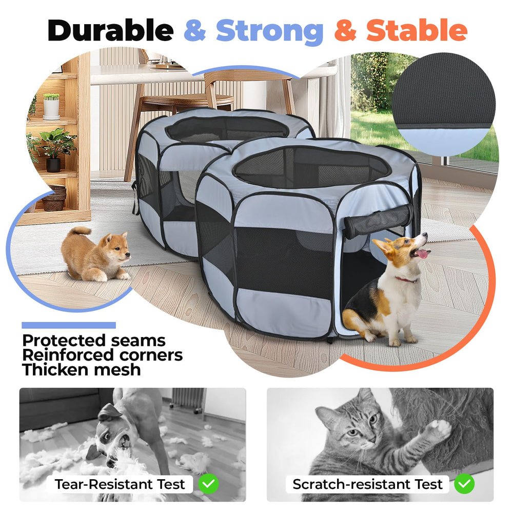 EighteenTek multi-pet-friendly layout supports shared or separate spaces.