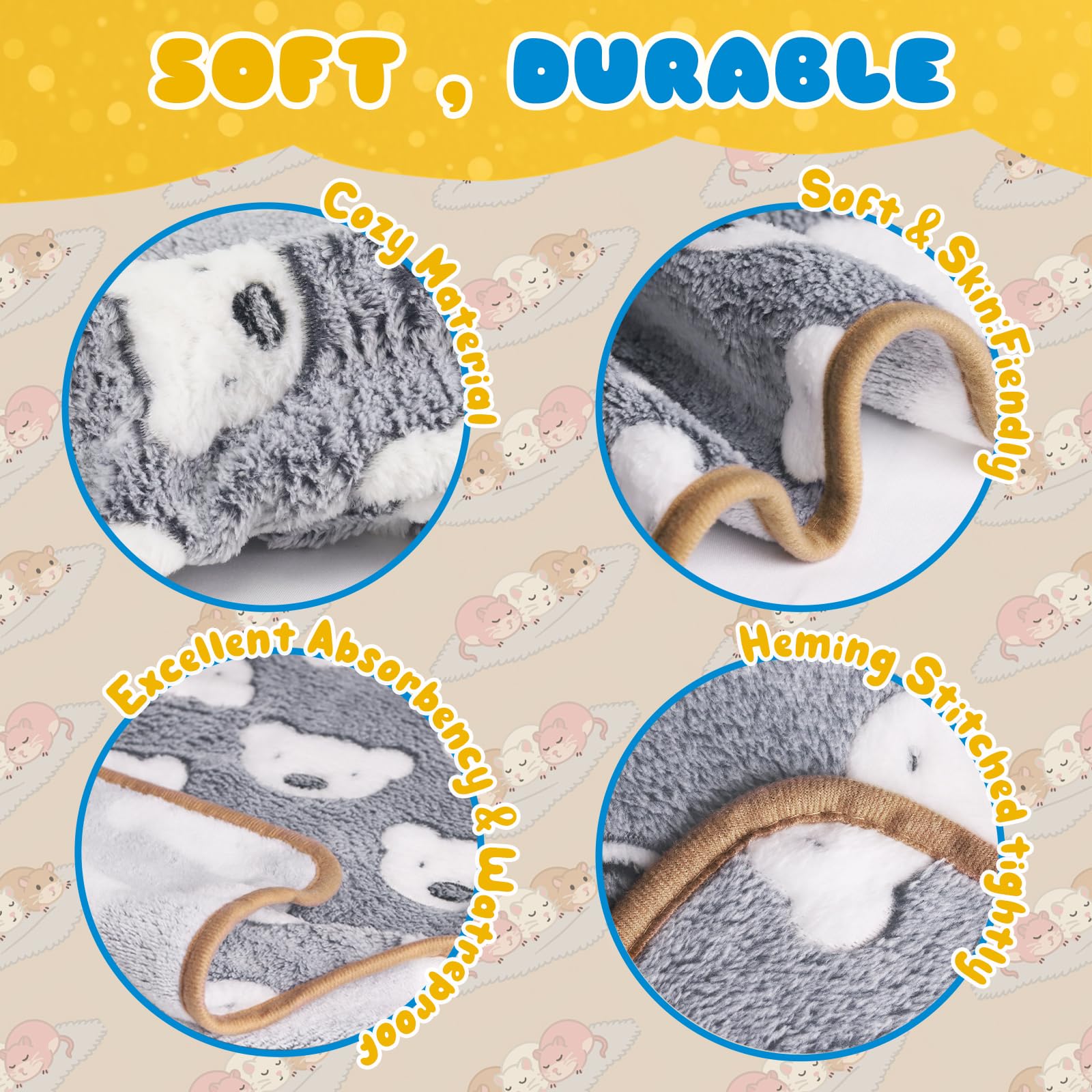 Eilyliafe cage liner waterproof protects floors and cages from spills.
