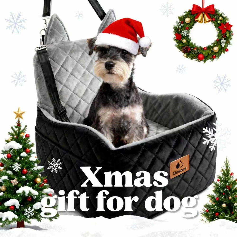 Eimuzure dog car seat memory foam cushion supports comfort on long trips