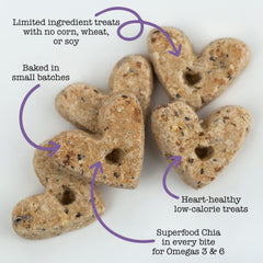 Einstein Pets Everydays PB’N Jelly ingredients with chia and blueberries for antioxidants