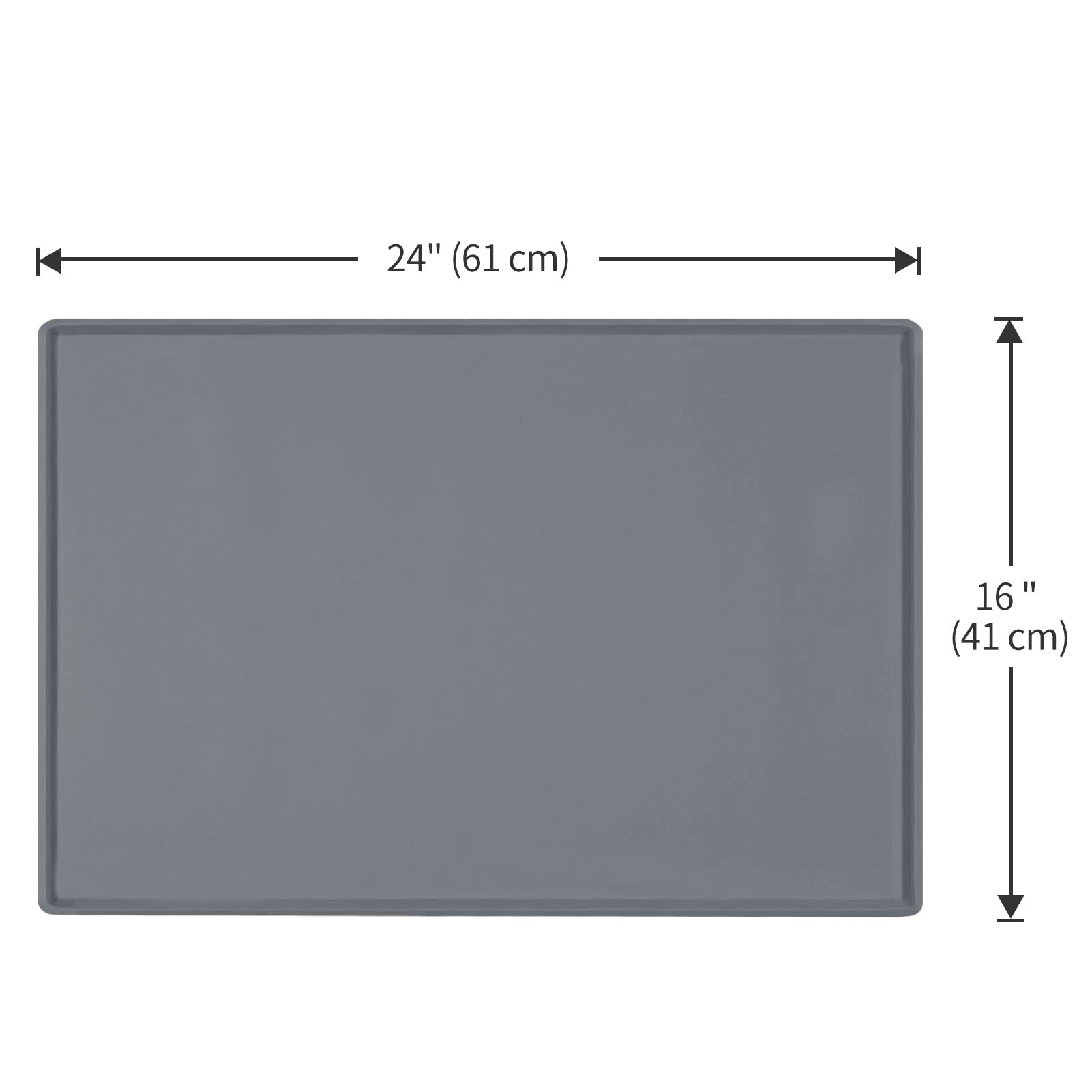EIOKIT dog food mat silicone texture shows easy-to-clean surface.