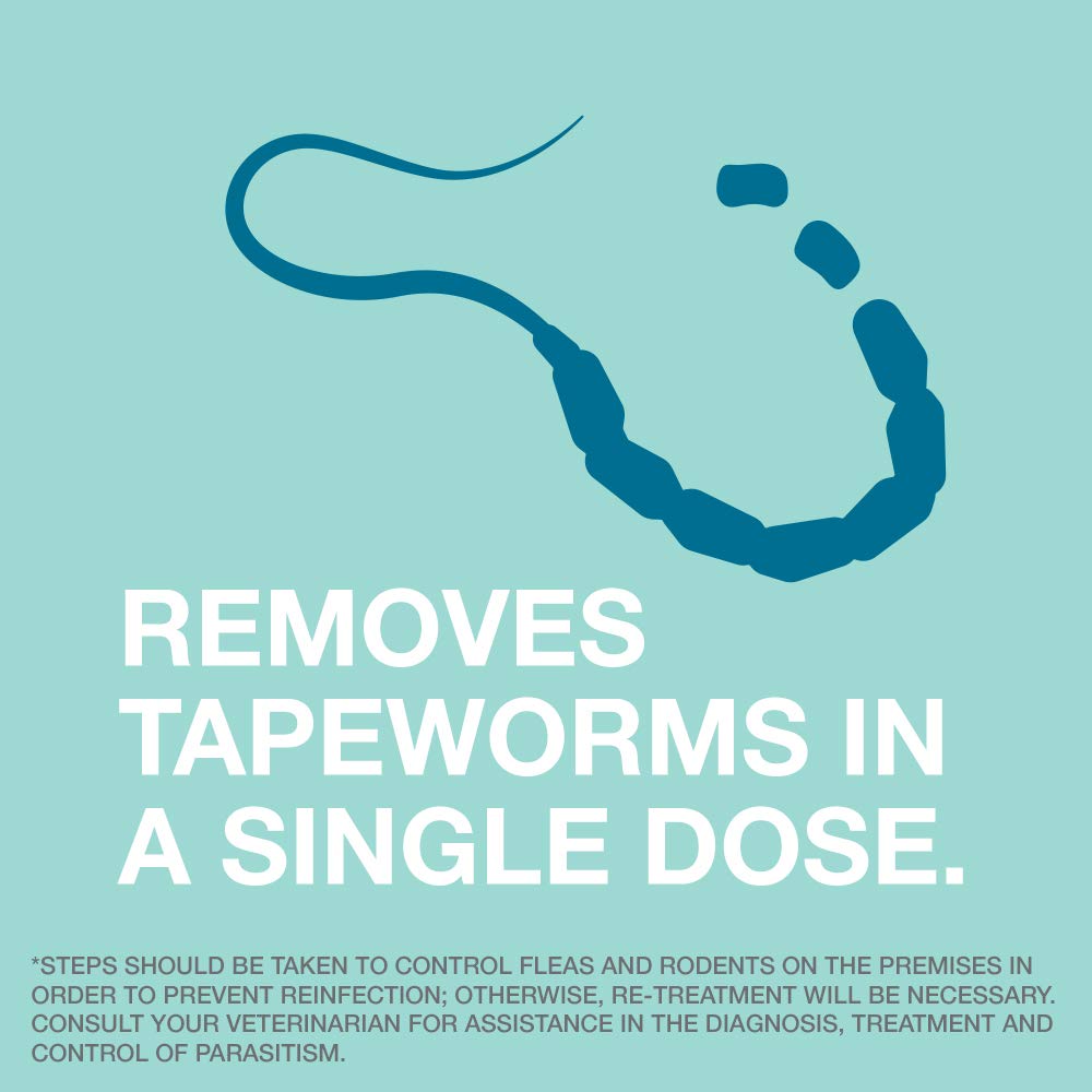 Elanco Tapeworm Dewormer puppies four weeks and older suitability image