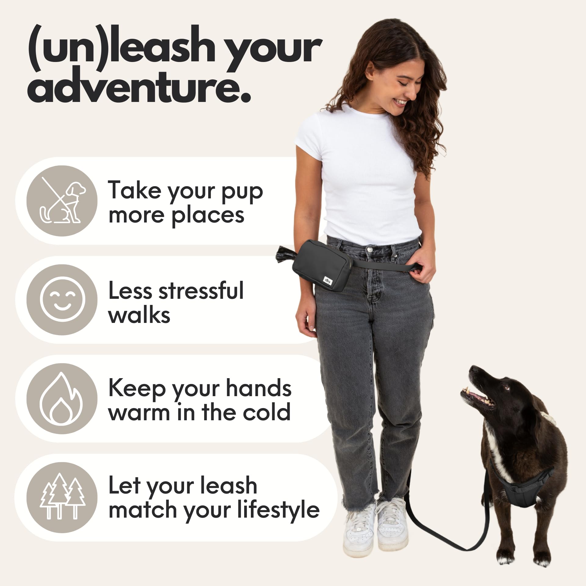 Elby removable fanny pack design enables customizable wear