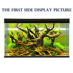 ELEBOX fish-tank-background double-sided design offers versatile tank styling options.