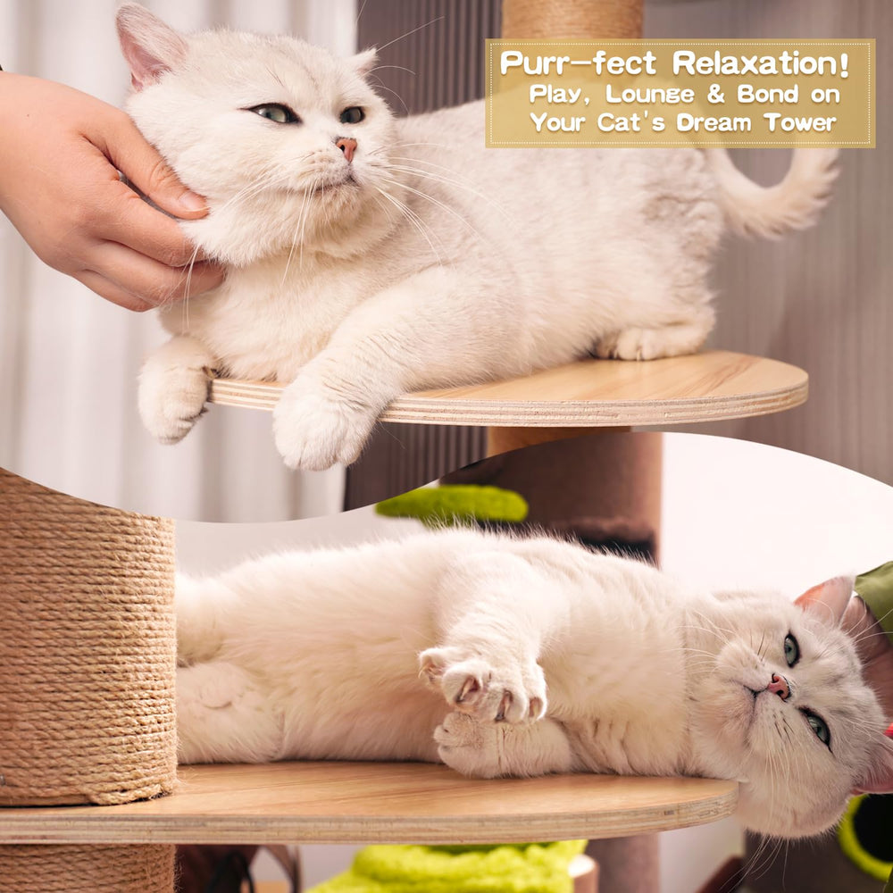 Elegaif center post stability close-up emphasizes solid construction for active cats.