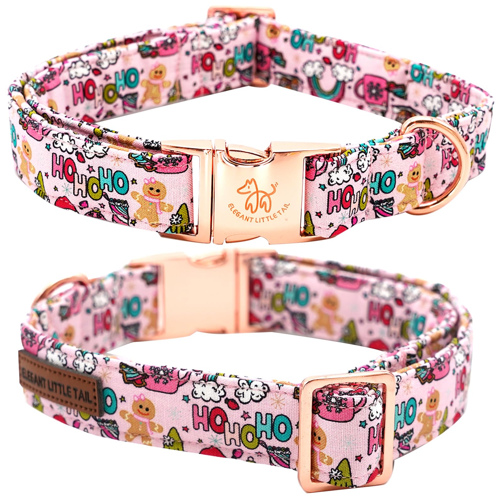 Elegant little tail collar patrón primavera, colores vivos para salidas diarias