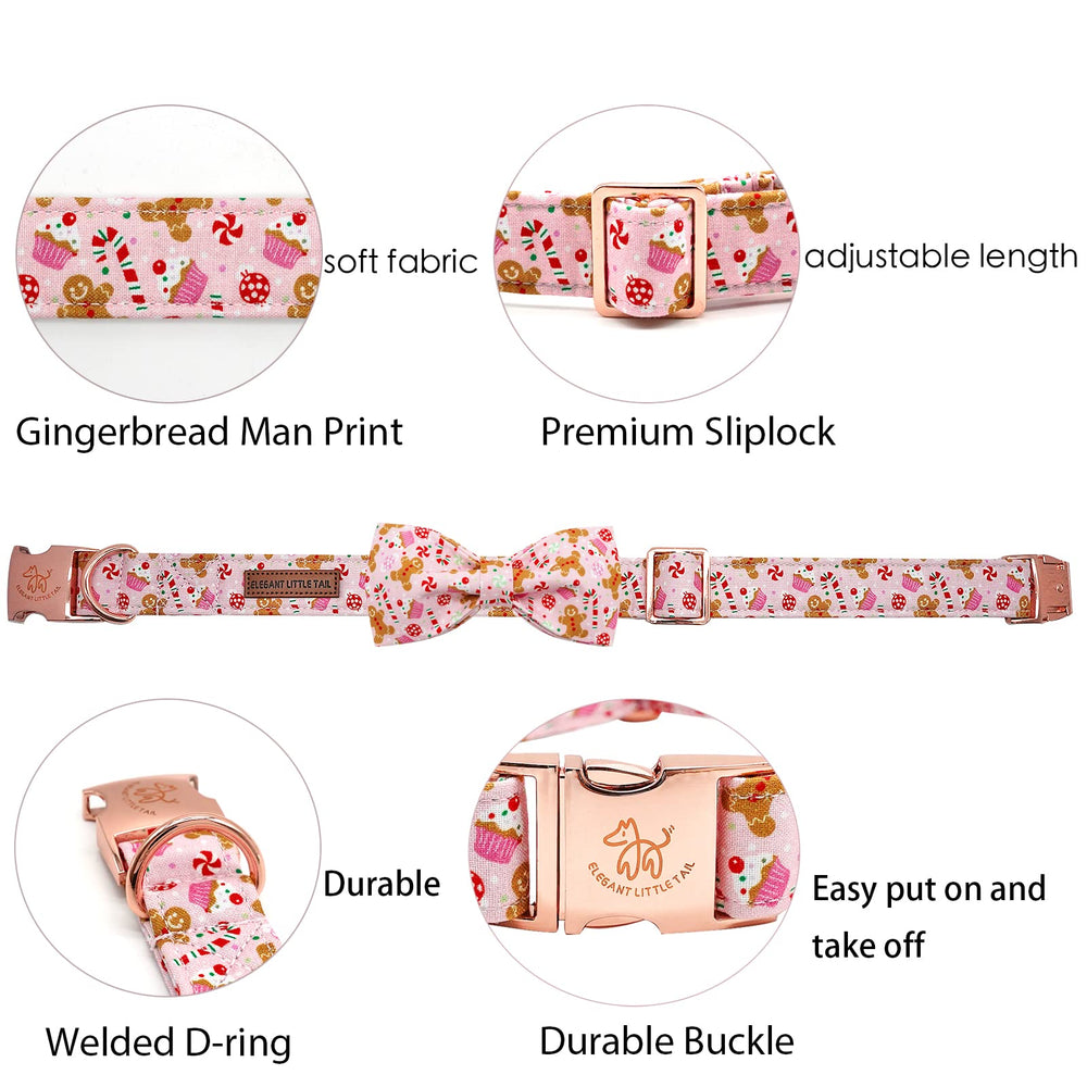 Elegant Little Tail buckle and D-ring detail demonstrates durability for active dogs.
