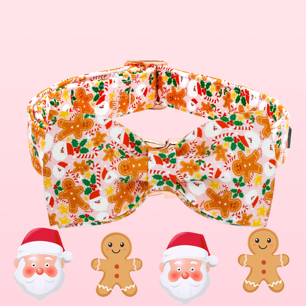 Elegant little tail handmade bowtie attachment on collar highlights durability and charm