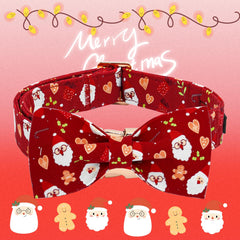 Elegant little tail Santa collar detail with welded D ring