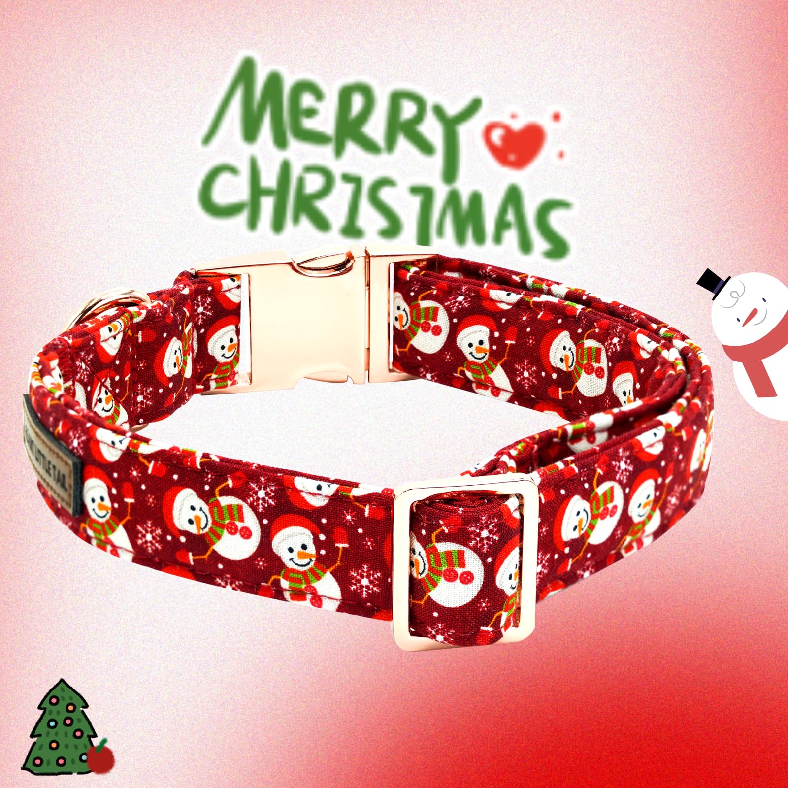 Elegant little tail sturdy welded D-ring and metal buckle for reliable leash connections