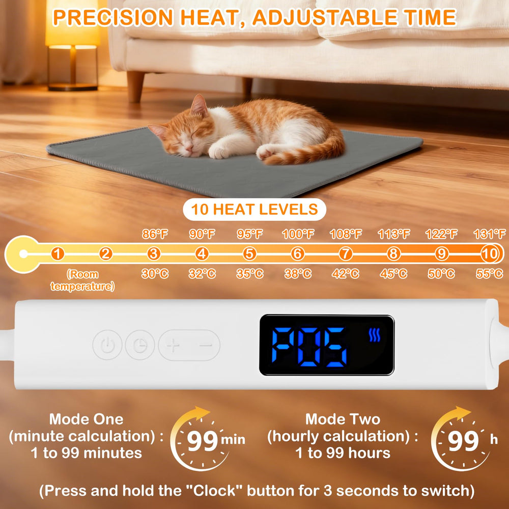 ELEGX heating pad heat distribution for even warmth in minutes