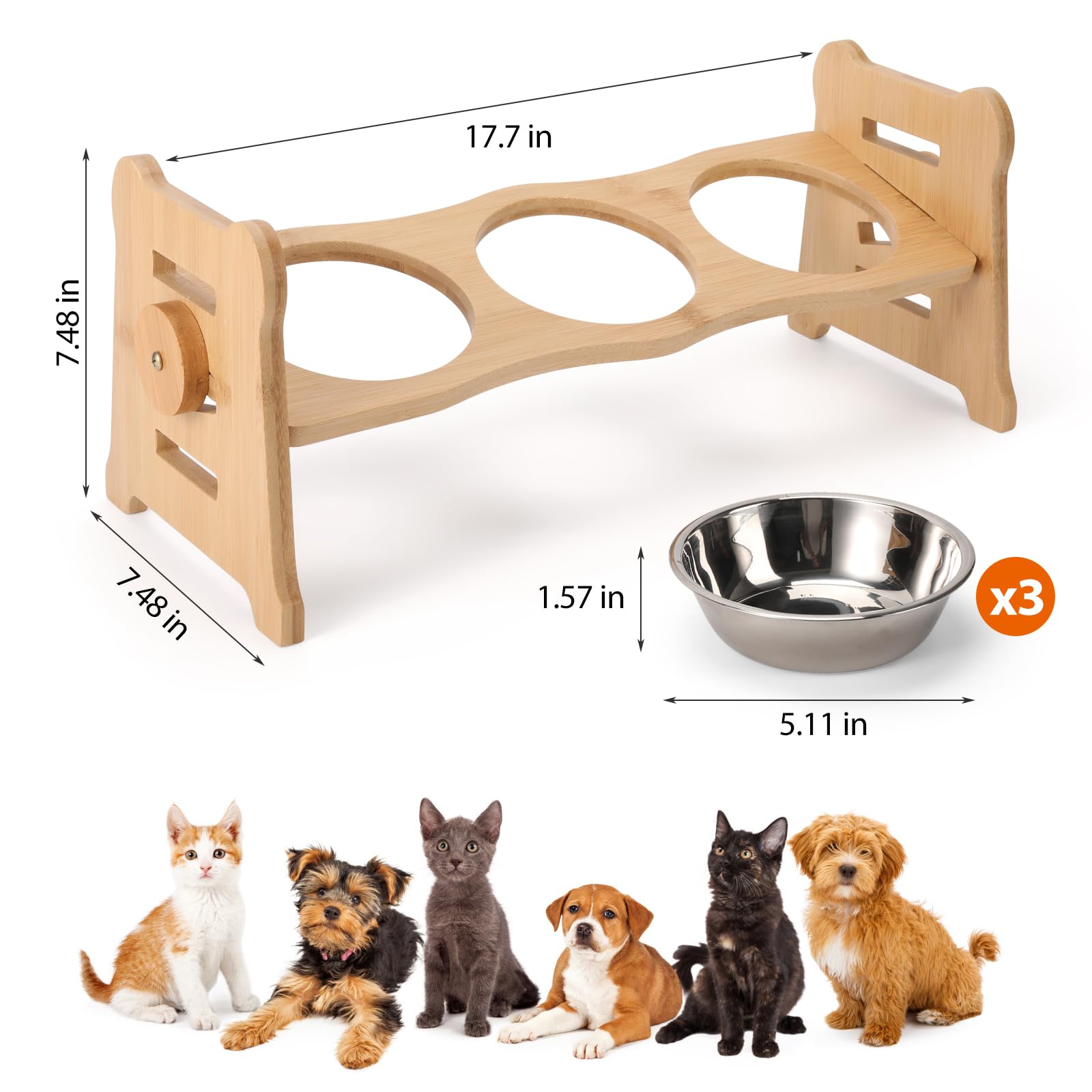 Anti-overflow design helps prevent spills during mealtime.