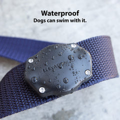 Elevation Lab TagVault AirTag dog collar mount through collar screws secure to collars up to 5mm.
