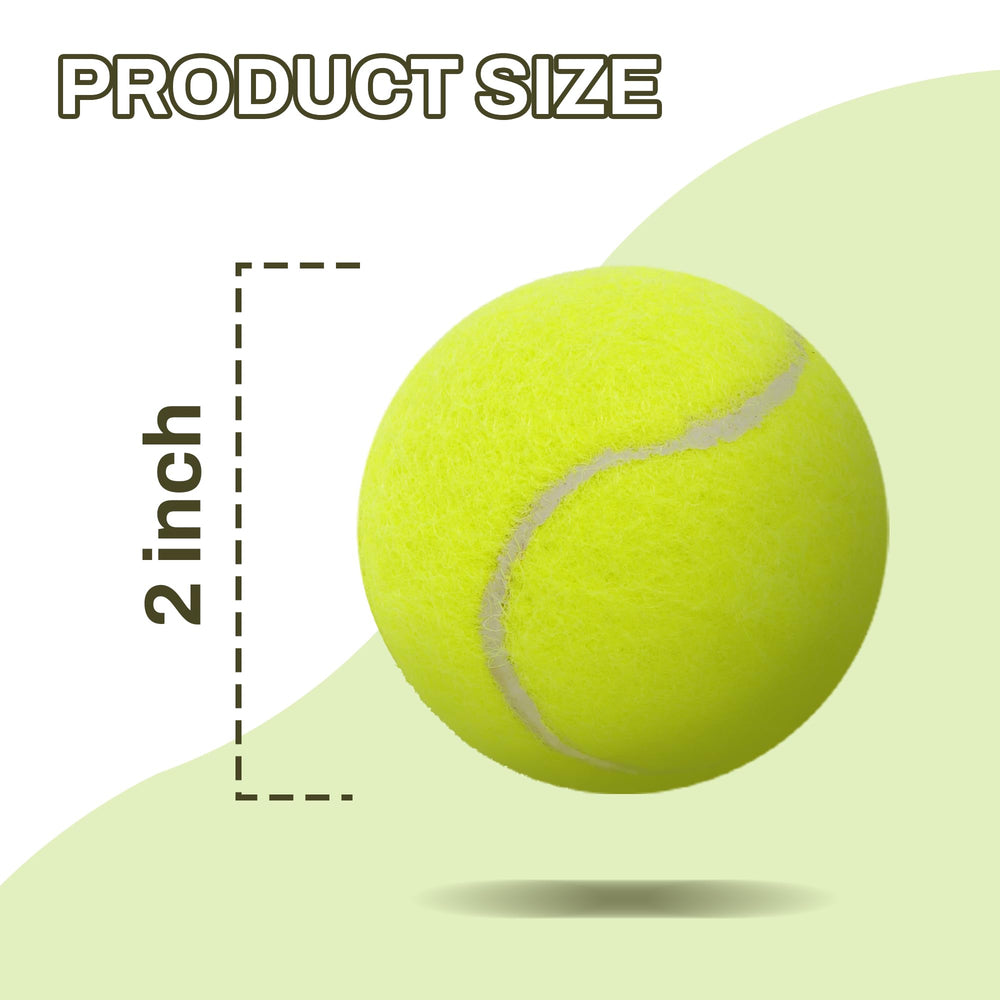 Elevon dog ball launcher-compatible mini tennis balls for easy throwing.