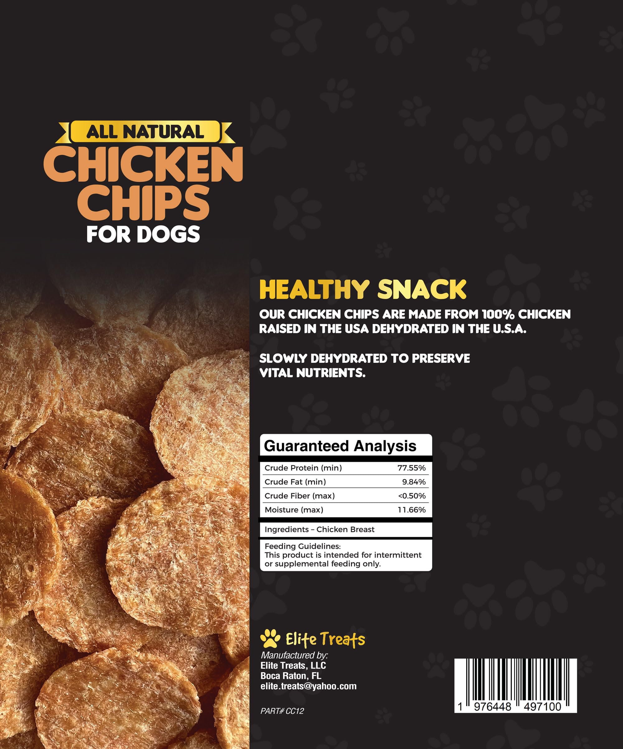 Elite Treats 100-percent-chicken-breast-dog-treats for high-protein snacking.