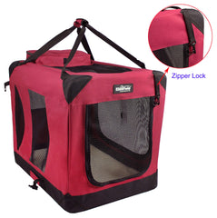 EliteField 3-Door Soft Crate top doors provide quick access and natural light.