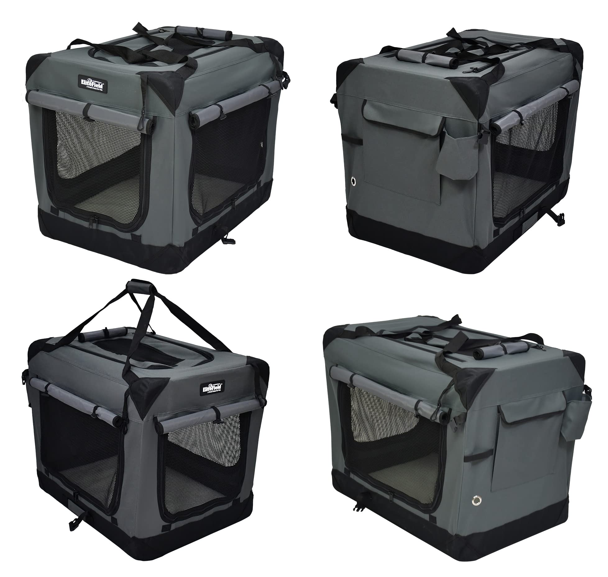 EliteField crate folded down to three inches for portability