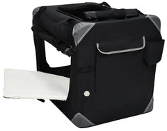 EliteField 4-Door soft dog crate side door front view for versatile access.