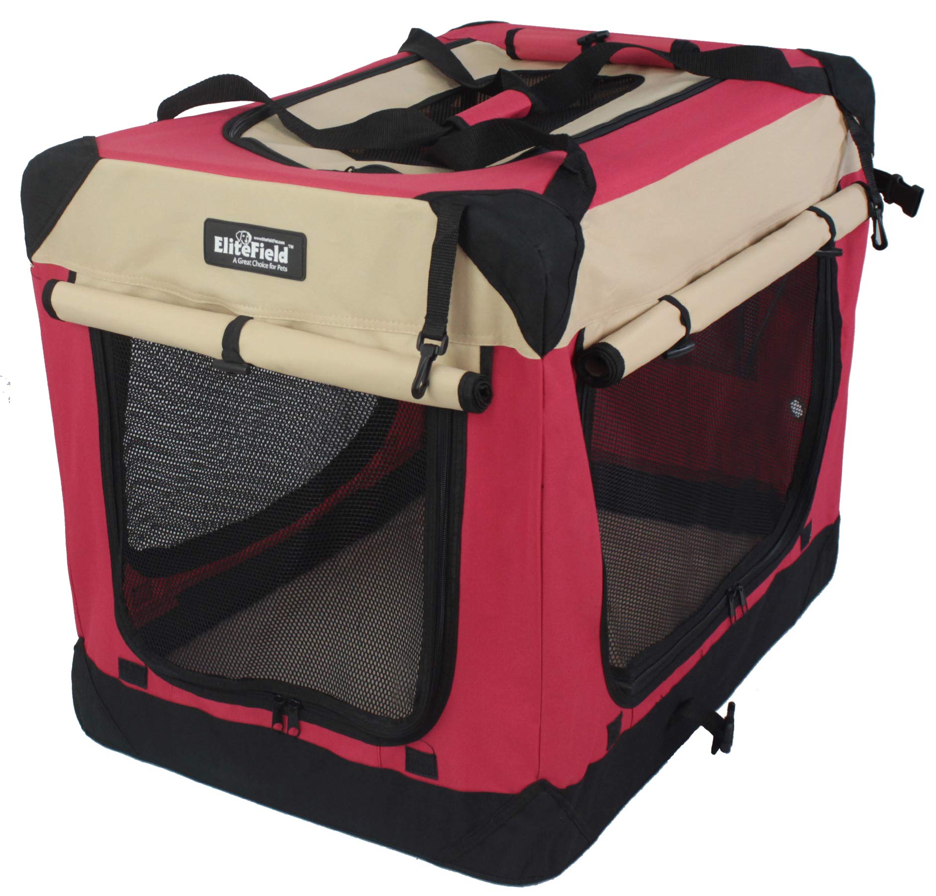 EliteField 600D fabric cover demonstrates durable, water resistant material for outdoor travel