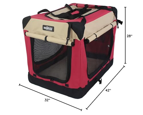 EliteField crate folds to 3 inches for compact storage and travel