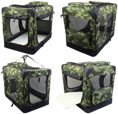 EliteField crate with top, front, and side mesh doors for improved airflow